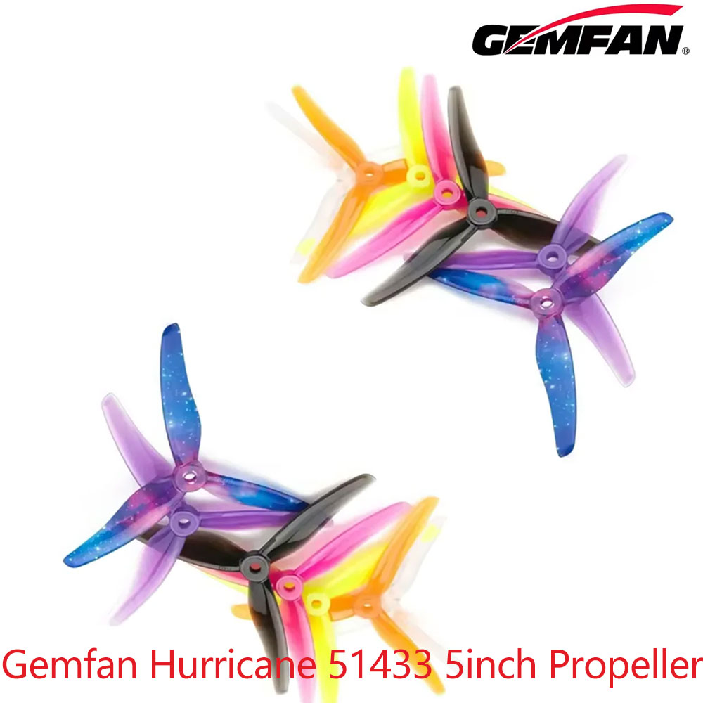 Drone Rc2 - 12Pairs Gemfan Hurricane 51433 5inch 5.1X3.5X3