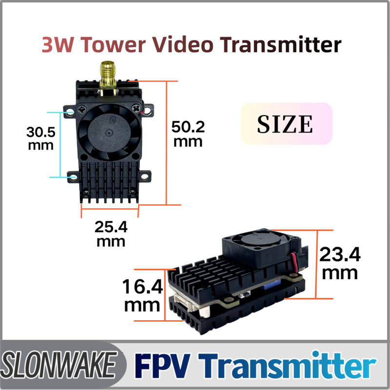 Rc Airplane Drone - SLONWAKE 5.8G 3000mW Simulation VTX FPV