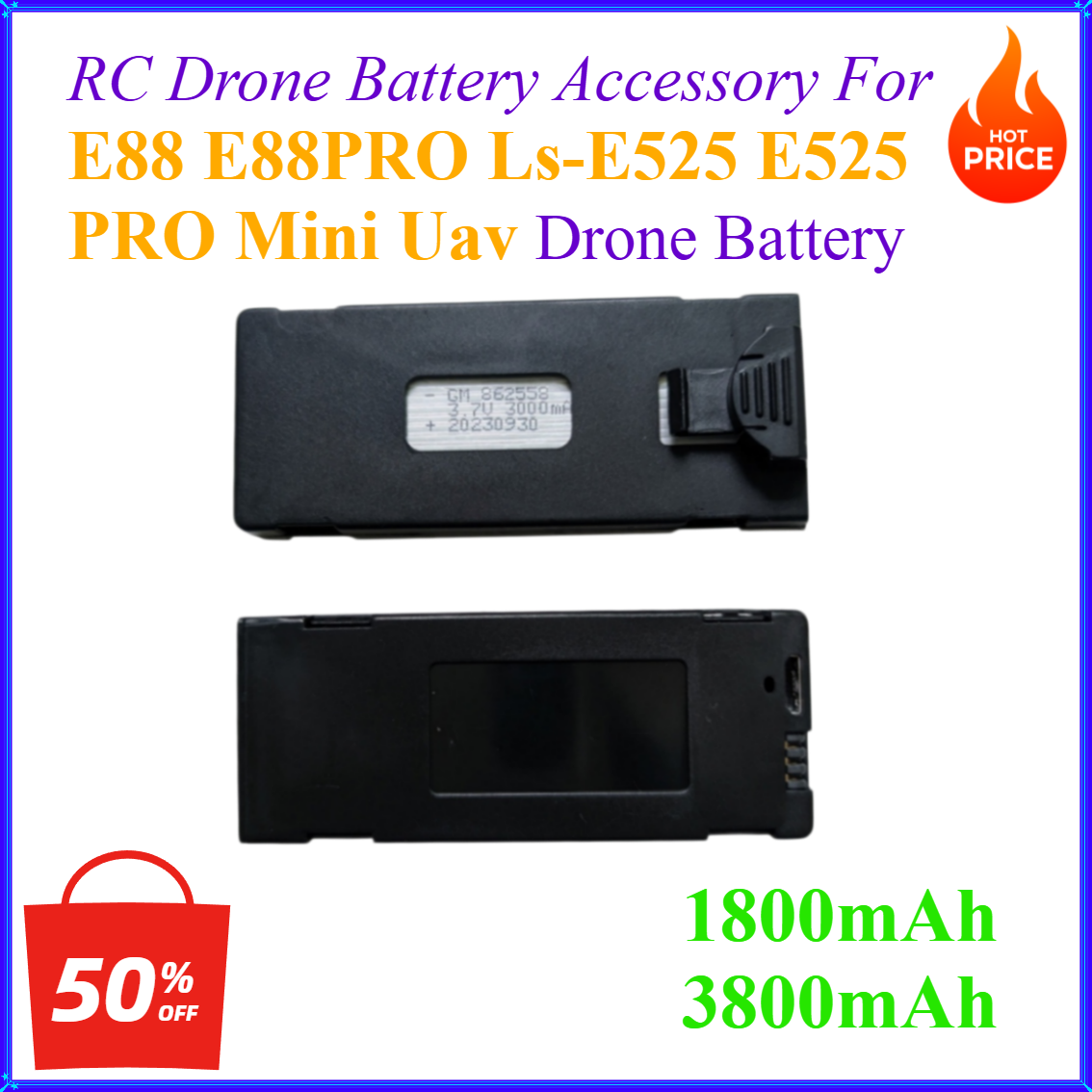 3.7V 1800mAh 3800mAh RC Drone  - Drone Zll Rc ulasan dan harga