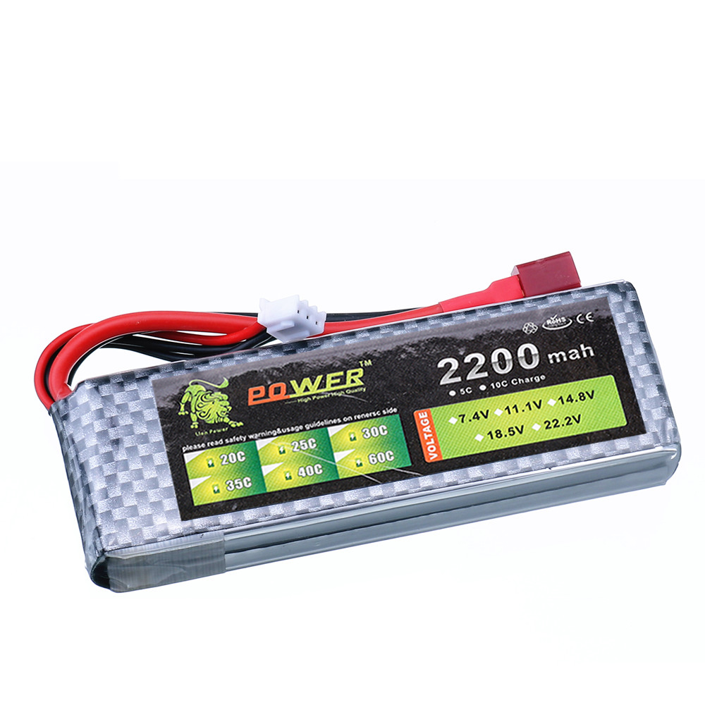 7.4v 2200mAh 45C LiPo Battery  - Drone Rc Boat ulasan dan harga