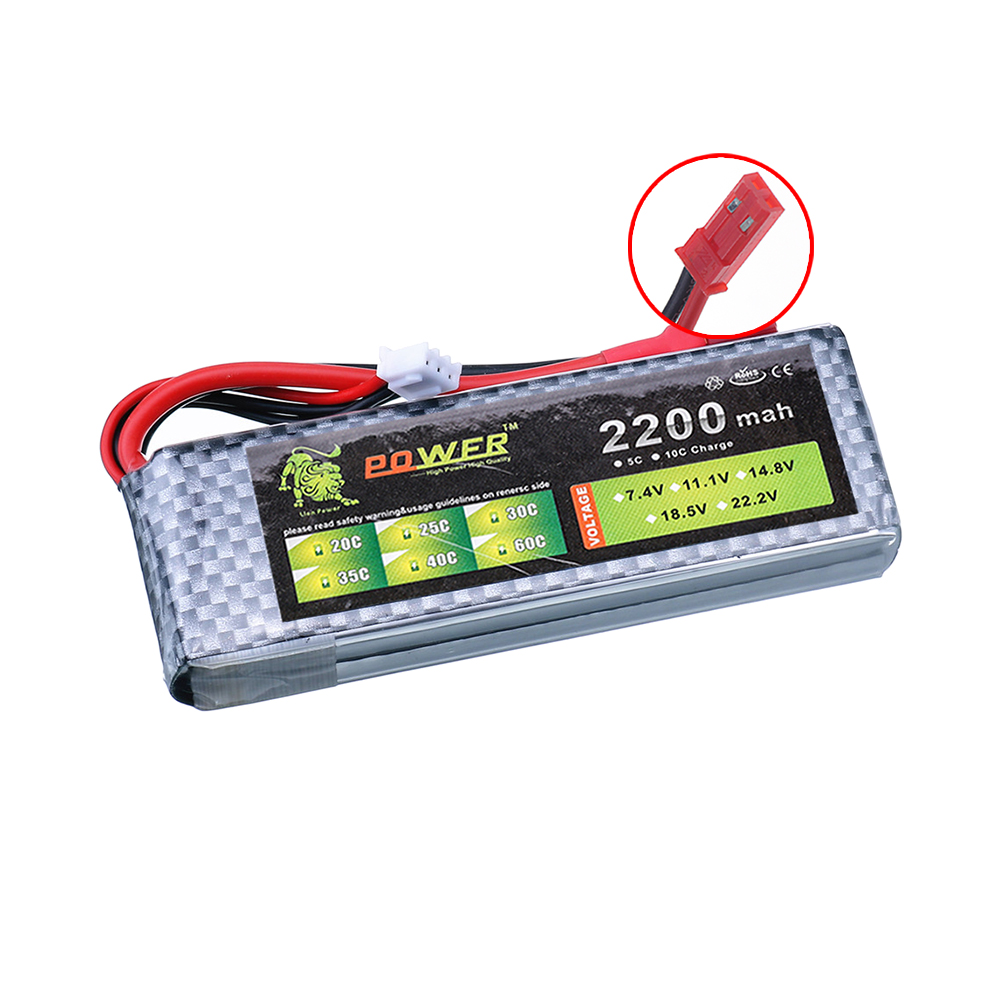 7.4v 2200mAh 45C LiPo Battery  - Drone Rc Boat ulasan dan harga