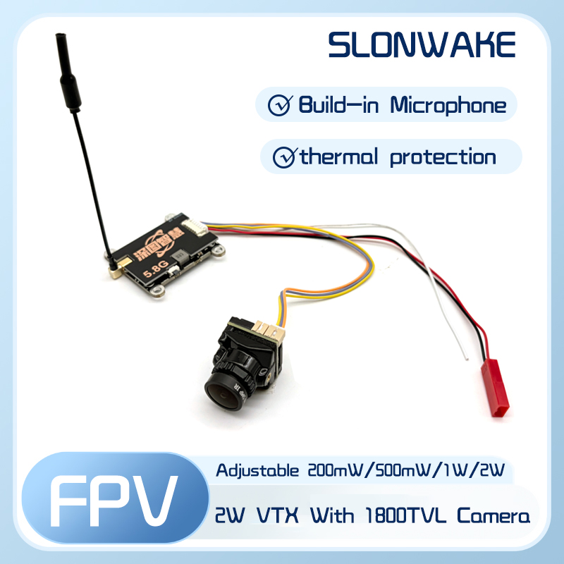 SLONWAKE 5.8G 56CH 2W transmit - Fpv Camera Cmos ulasan dan harga