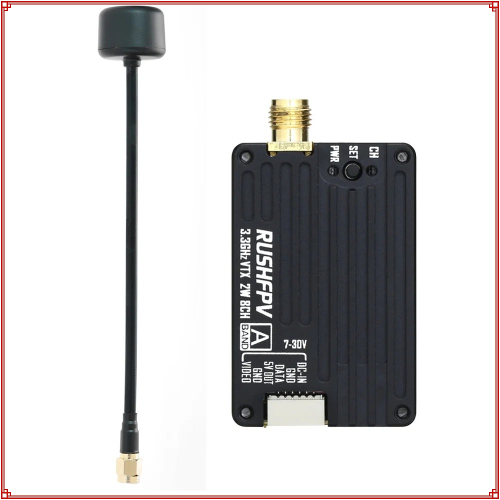 2026 New RUSHFPV 3.3G 2W VTX T - Drone Rc2 ulasan dan harga