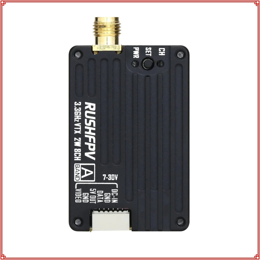 2026 New RUSHFPV 3.3G 2W VTX T - Drone Rc2 ulasan dan harga