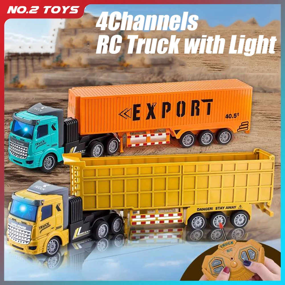 1/48 RC Container Truck Toy Ki - Drone Or Rc Car ulasan dan harga