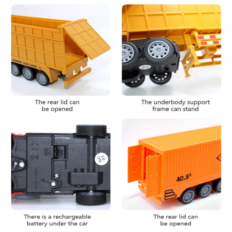 1/48 RC Container Truck Toy Ki - Drone Or Rc Car ulasan dan harga