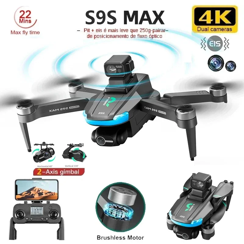 NEW S9S MAX MINI Drone 4K 2-Ax - Gps Module Drone ulasan dan harga