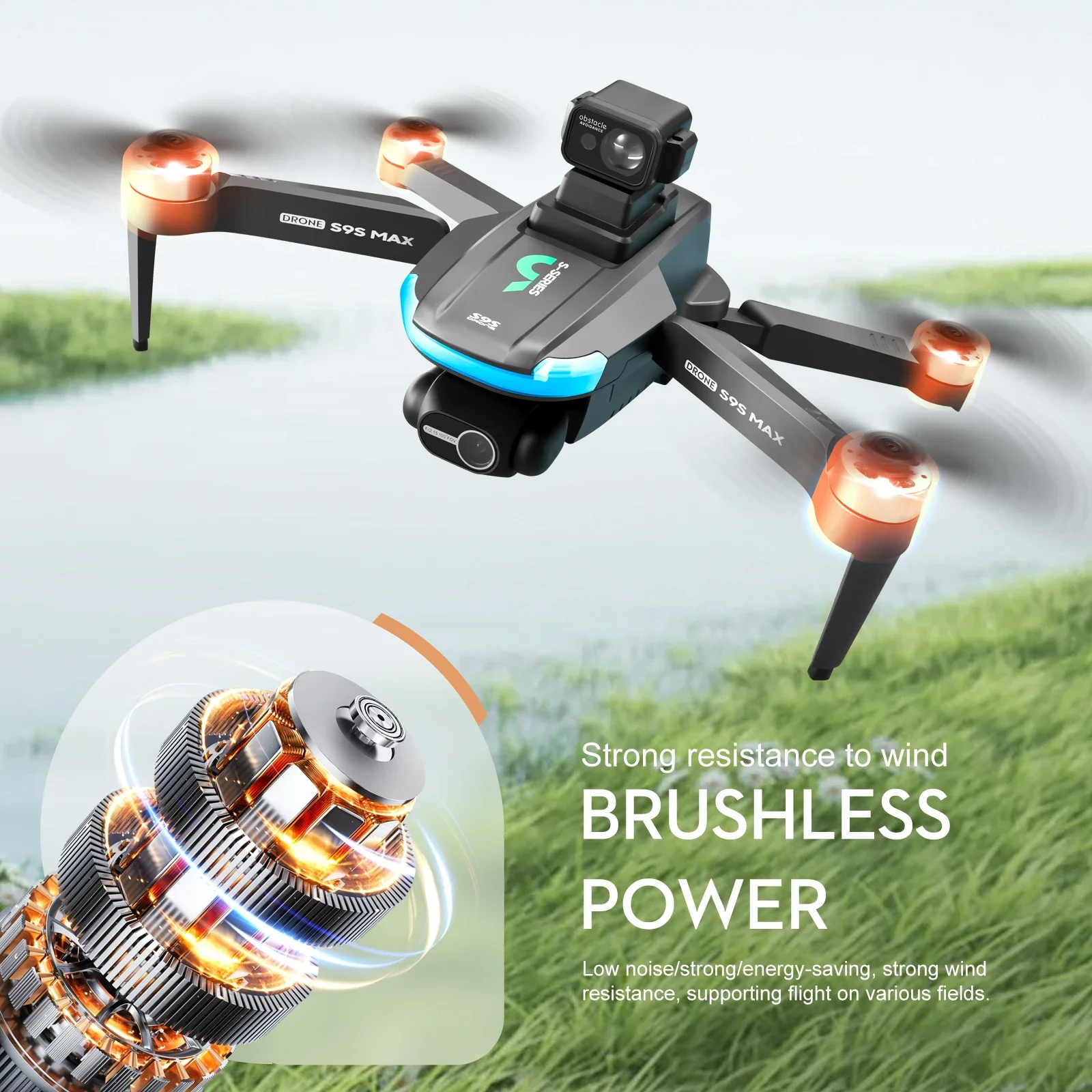 NEW S9S MAX MINI Drone 4K 2-Ax - Gps Module Drone ulasan dan harga