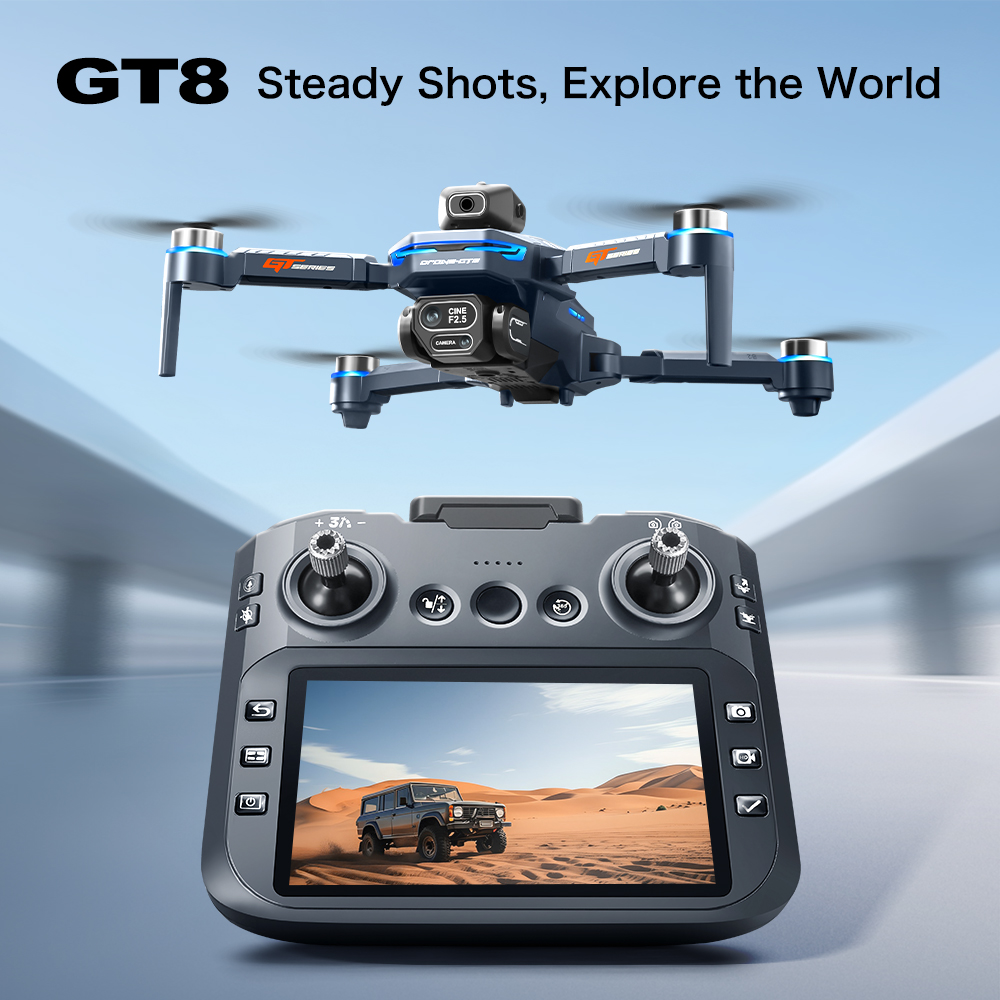 GT8 Max Foldable Drone 8K HD P - Gps Module Drone ulasan dan harga