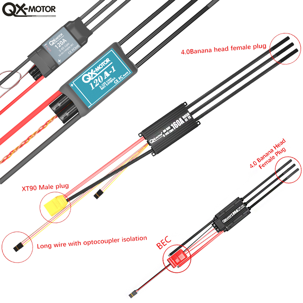20A-120A Brushless ESC Speed C - Drone Helicopter Rc ulasan dan harga