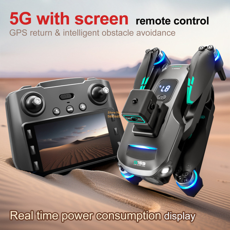 8K Dual Camera 5G WIFI FPV Rem - Gps Module Drone ulasan dan harga
