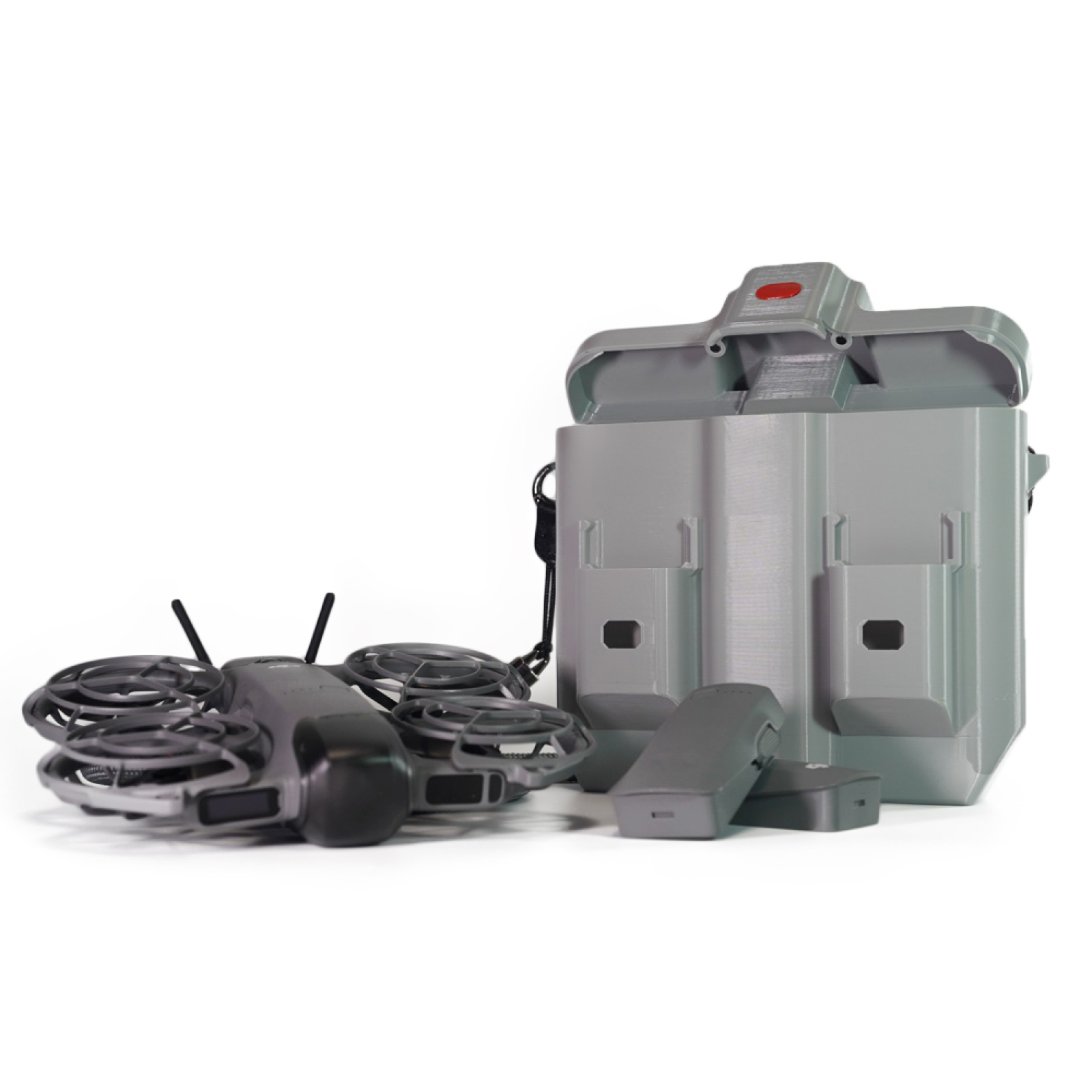 Storage Box Case for DJI Neo 2 - 3D Printed Drone Part ulasan dan harga