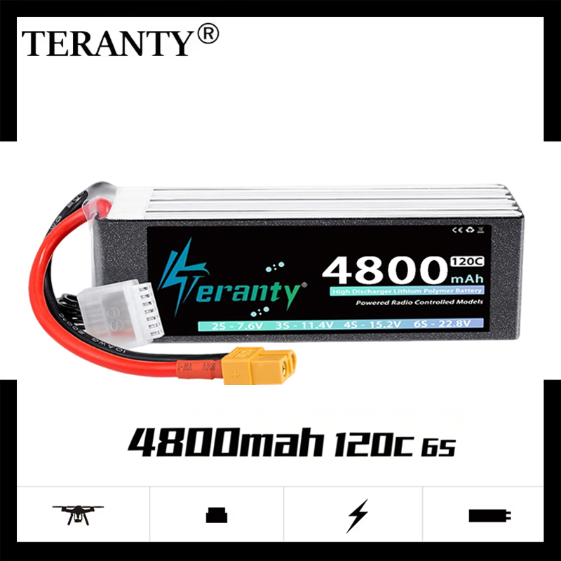 TERANTY 6S 4800mAh Lipo Batter - Drone Rc Board ulasan dan harga