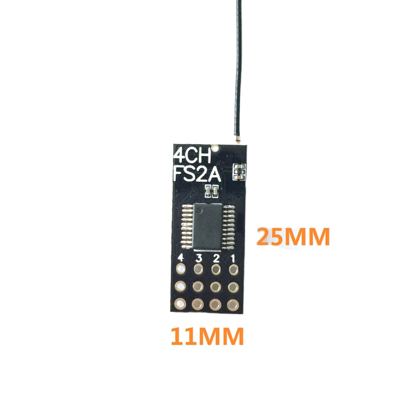 Flysky FS2A Mini Receiver 4CH  - Drone Helicopter Rc ulasan dan harga