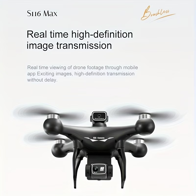 New Brushless Motor Optical Fl - Drone Rc S116 ulasan dan harga
