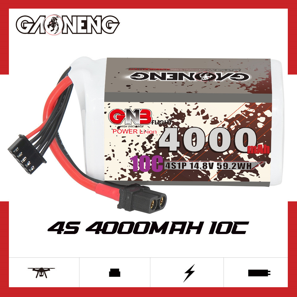 GNB 4000mAh 4S 14.8V 10C 20C W - Drone Rc Board ulasan dan harga