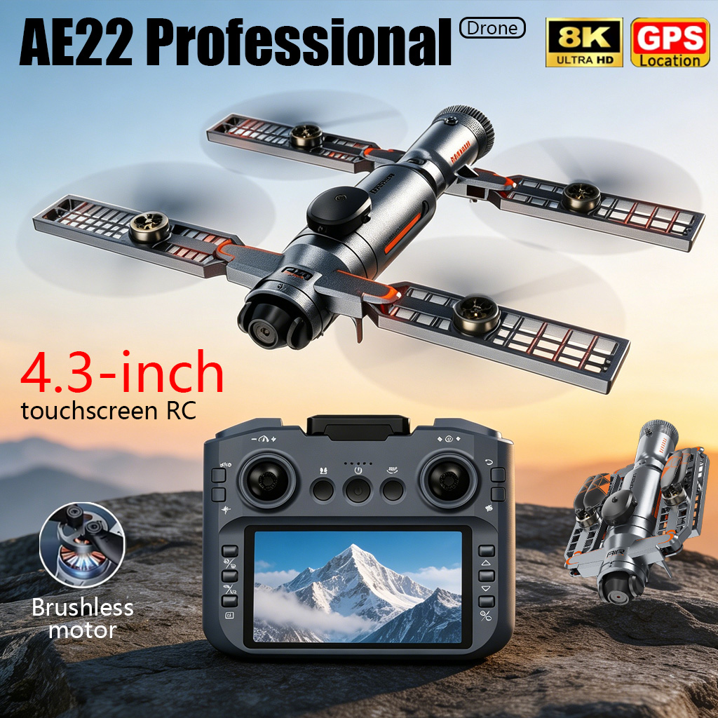 Upgraded AE22 PRO MAX Foldable - Gps Module Drone ulasan dan harga