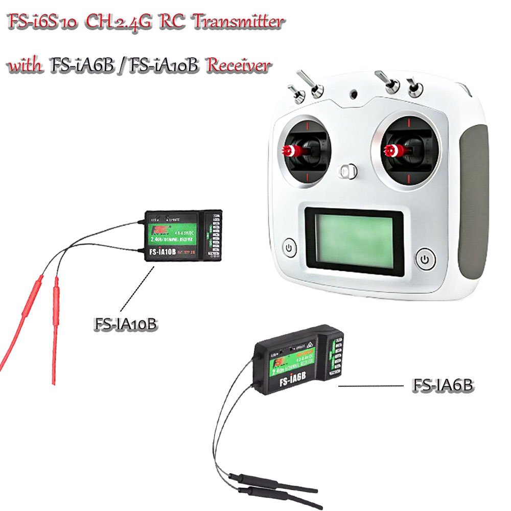 FLYSKY FS-i6S 10CH 2.4G Radio  - Drone Rc Boat ulasan dan harga