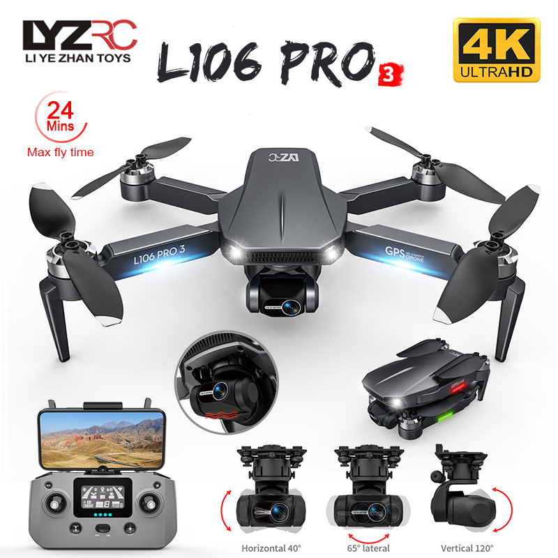 L106 Pro 3 Drone 5G WIFI FPV F - Drone Rc Pro ulasan dan harga