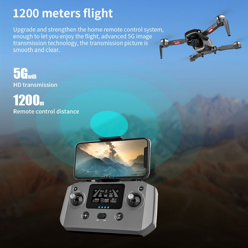 L106 Pro 3 Drone 5G WIFI FPV F - Drone Rc Pro ulasan dan harga
