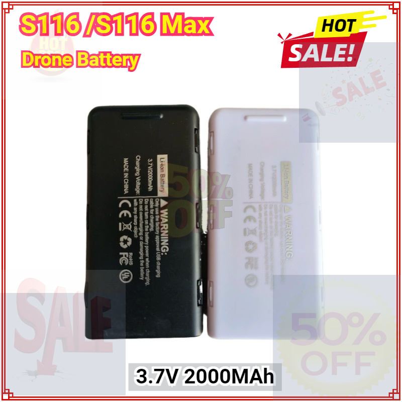 3.7V 2000MAh Battery for S116  - Drone Rc S116 ulasan dan harga