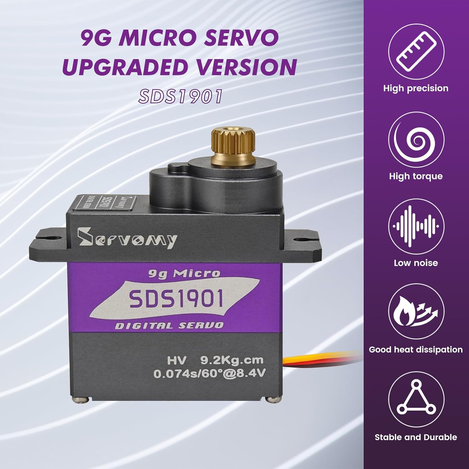SERVOMY-SDS1901 Digital 9G Mic - Drone And Car ulasan dan harga