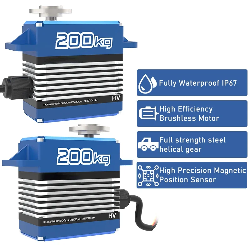 200KG Brushless Servo 12V-16.8 - Drone And Car ulasan dan harga