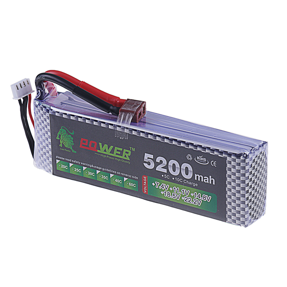 3S Lipo Battery 11.1V 5200mah  - Drone Rc Boat ulasan dan harga